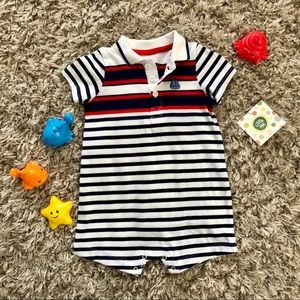⛵️Little Me Boys Nautical Romper (shorts)